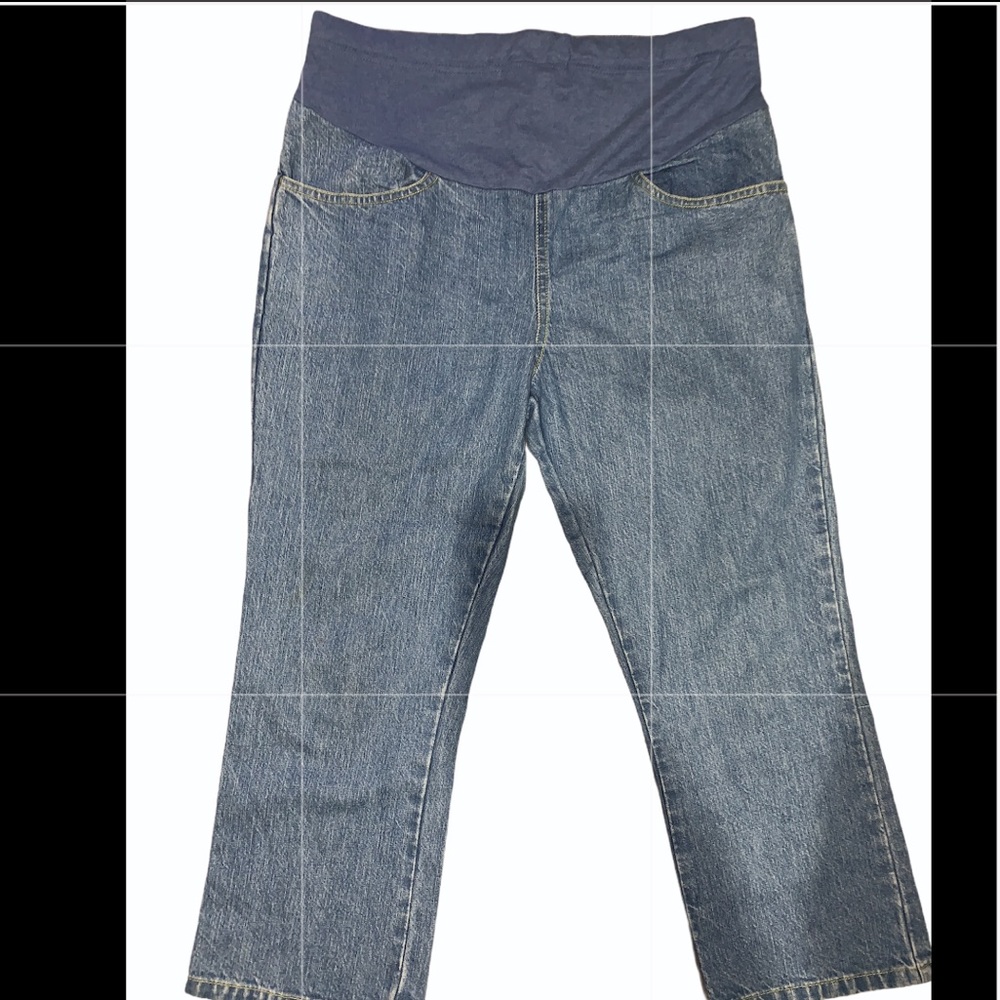 2/$15 Maternity Announcements denim small 4/6